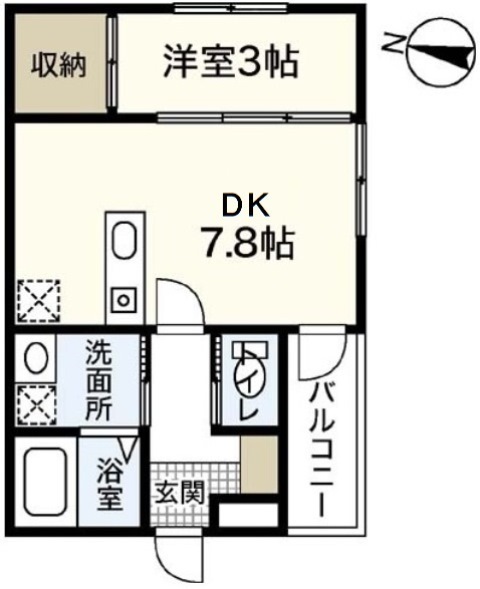 セブンプロート五日市駅前の間取り