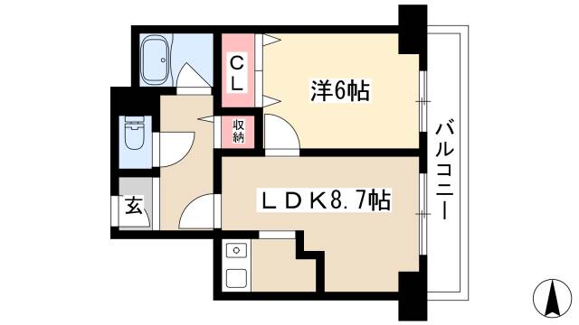 池下510ビルの間取り