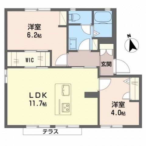 ボルトシティー熊取２・３の間取り