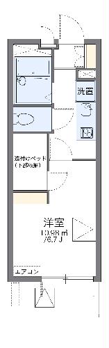 レオパレスリフレ琴平の間取り