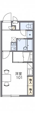 レオパレスしまざきの間取り