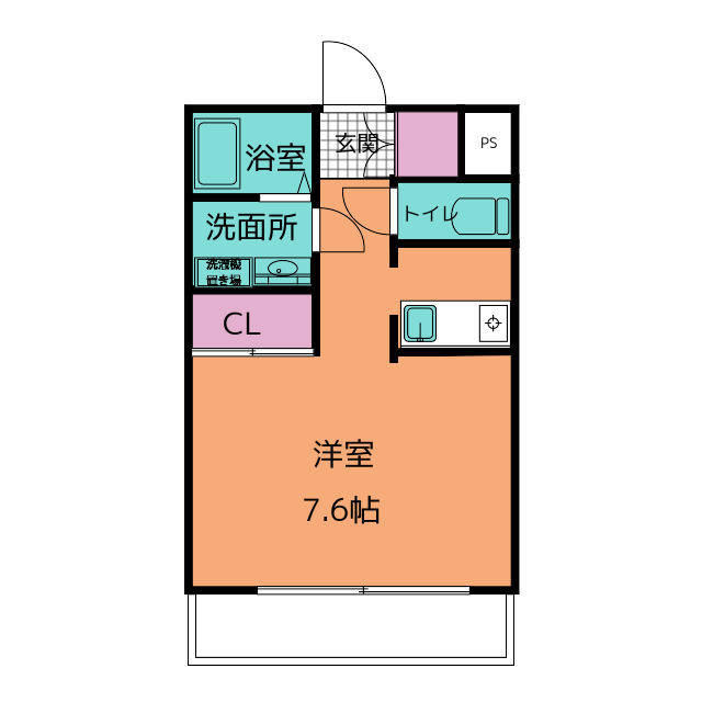 ラフォーレ萩原の間取り