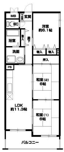 ソフィスタ北山の間取り