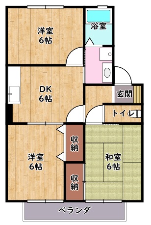 ミレニアームの間取り