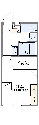 レオパレスジョルディン　天橋立の間取り