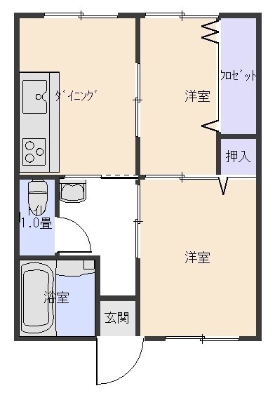 森井ハイツの間取り