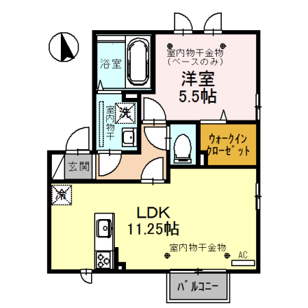 ＥＵＩ・ピュアＡの間取り