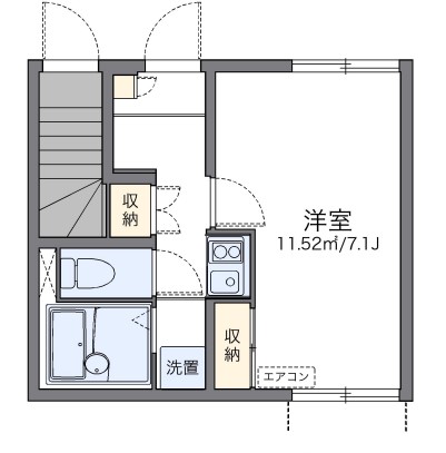 東京都足立区加平３（アパート）の賃貸物件の間取り