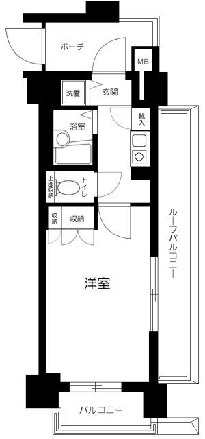 豊島区南長崎のマンションの間取り