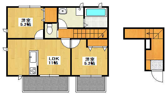 Ｅｔａｒｎａｌ　Ｐａｌａｃｅ御立の間取り