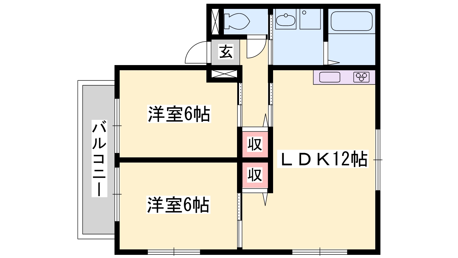 ハーモネート城西の間取り