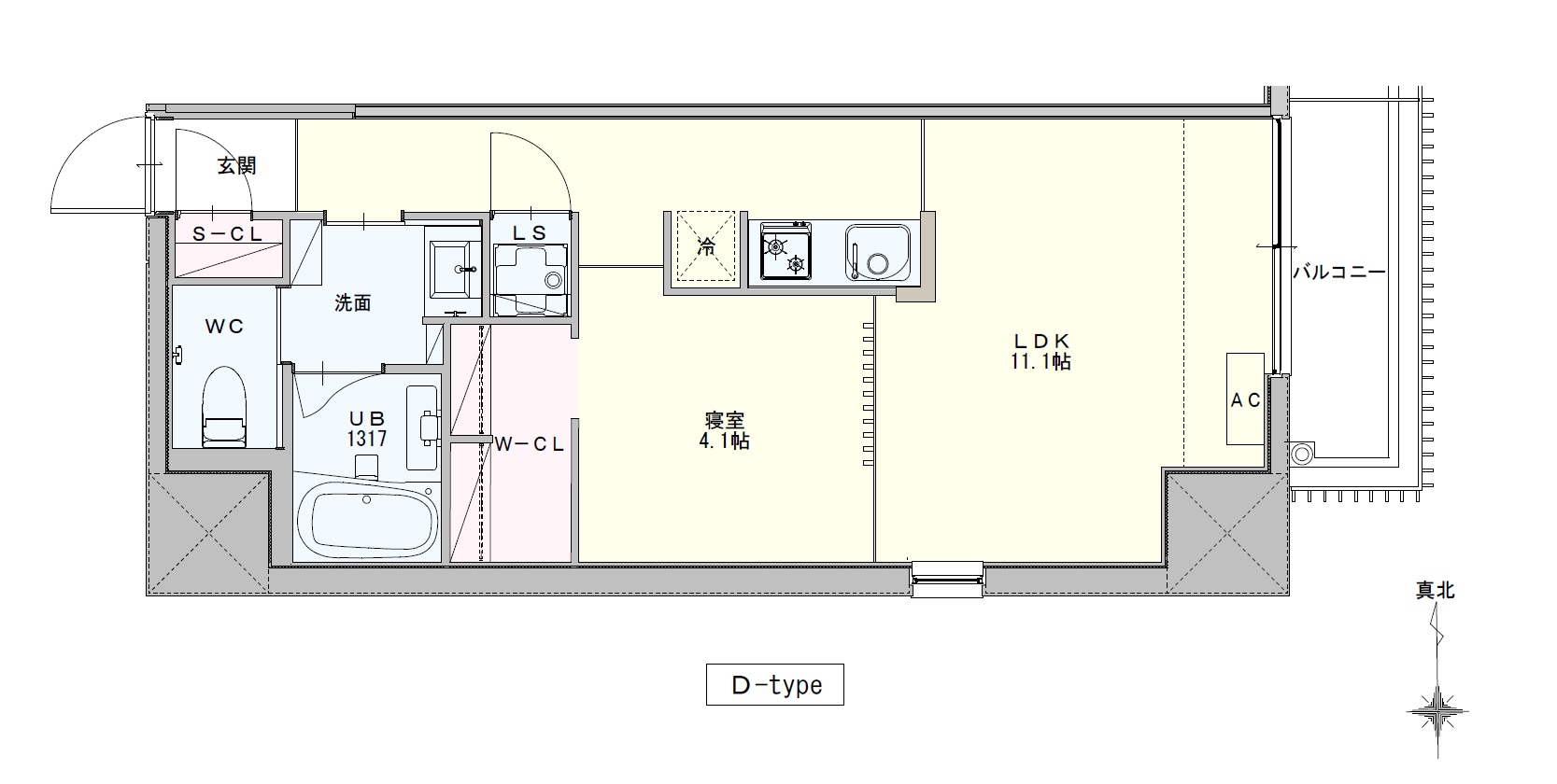 SK BUILDING-901の間取り