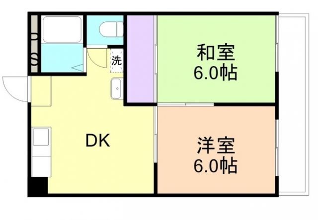 和歌山市湊御殿のマンションの間取り