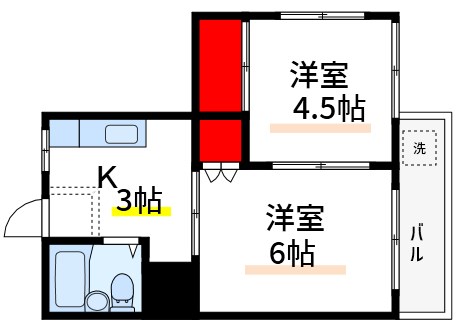 墨田区押上のマンションの間取り