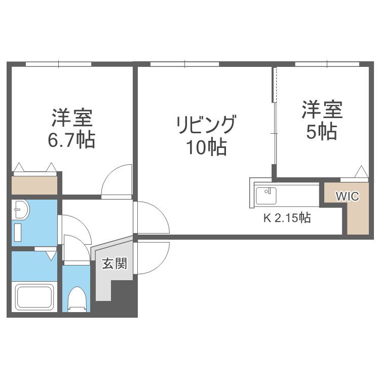 グランフォレストの間取り