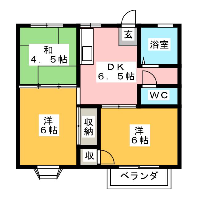 リバーサイド土岐Ｓの間取り