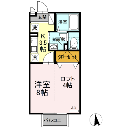 エスペランサ古泉の間取り