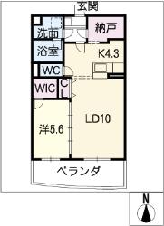 ロゼックII南大高の間取り