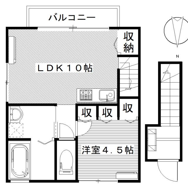 グローリー江木IIIの間取り