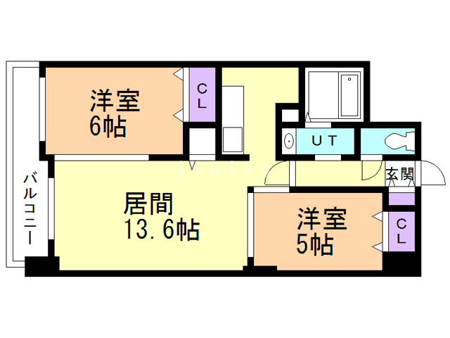 モデナ山鼻の間取り