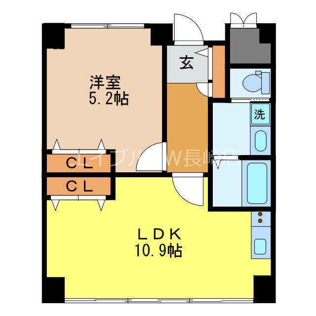 ドエル梁川公園の間取り