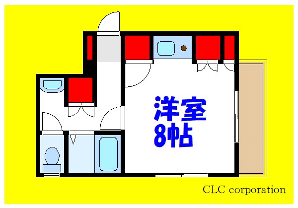 江戸川区東葛西のマンションの間取り