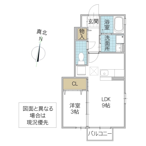 メゾンソレーユ Iの間取り