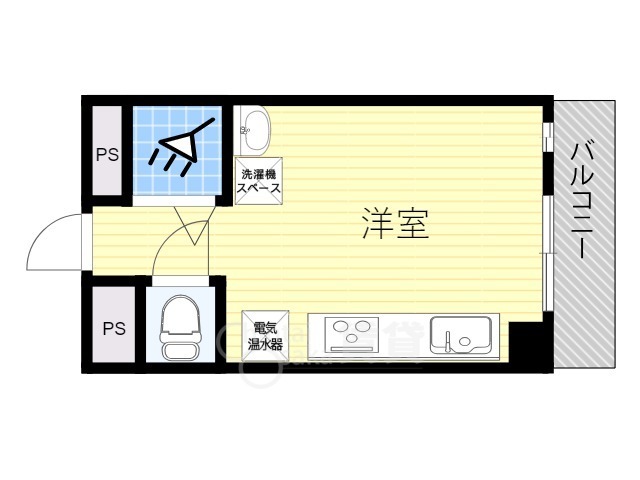 吉永ビル鼓が滝駅前の間取り