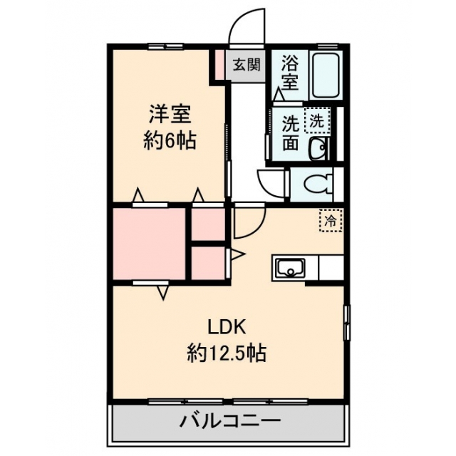 グリーンシード　Ａの間取り