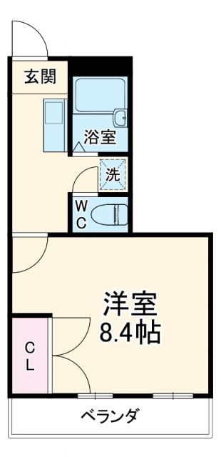 可児市川合北のアパートの間取り