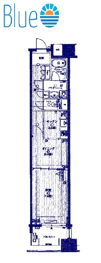 横浜市港北区新横浜のマンションの間取り