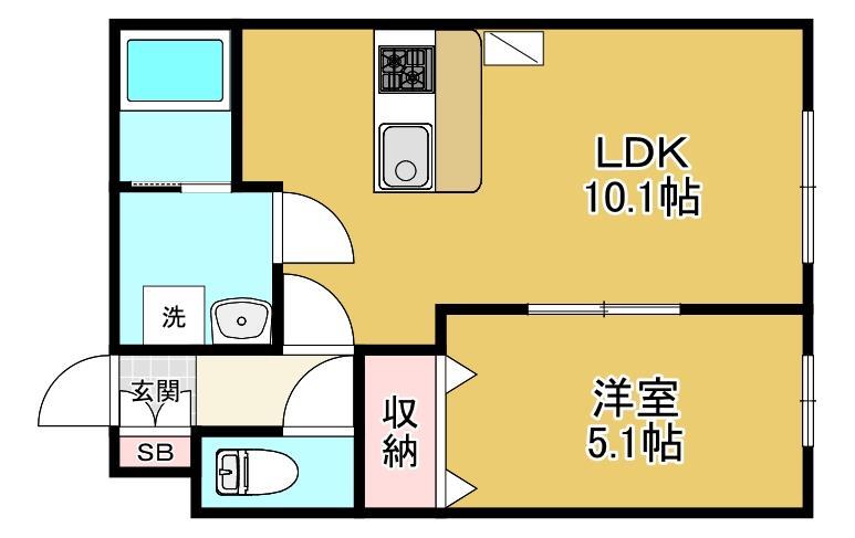 ＣＵＢＩＣ　Ｋ５の間取り