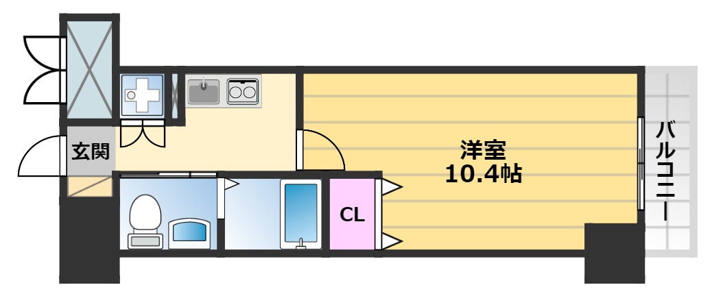 フェニックスレジデンス堺東の間取り