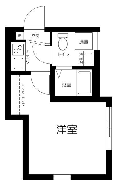 足立区綾瀬のアパートの間取り