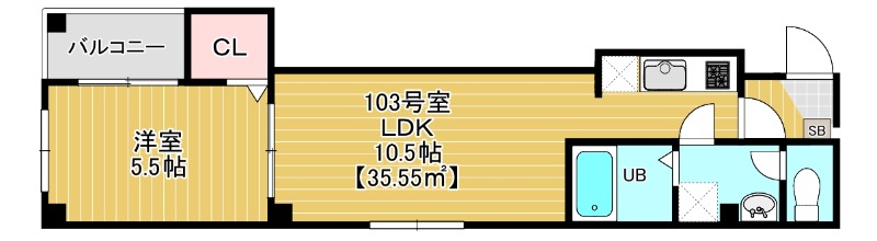 コンフォルテ本千葉の間取り