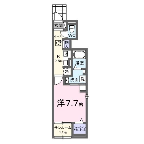 ラフレシャンタン　さいかの間取り