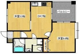 福岡市東区唐原のマンションの間取り