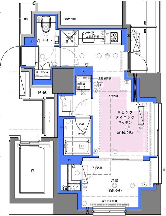 千代田区神田多町のマンションの間取り