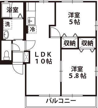 ラフィネ山下の間取り