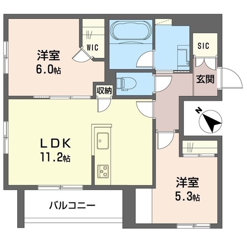 ヴィタレンタの間取り