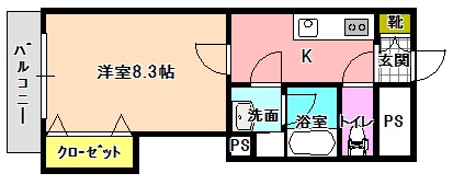 ガーデンハイム樗２番館の間取り