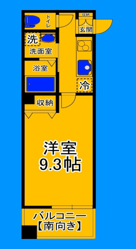 堺市堺区鉄砲町のマンションの間取り