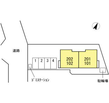 【ウィット悠の駐車場】