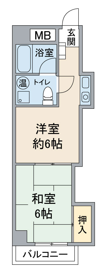 メゾンパール泉の間取り