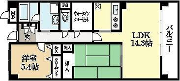 エトワール大竹の間取り