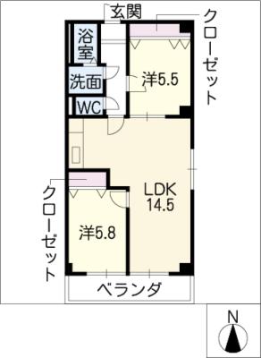 ランドハウス汐路の間取り