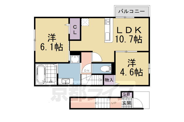 グランドール　ヴィラの間取り