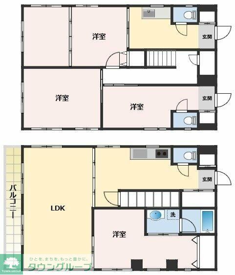 鎌倉市腰越のマンションの間取り