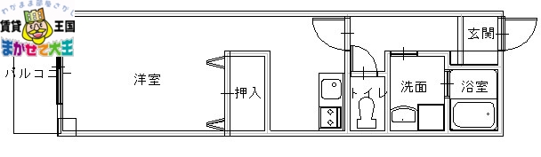 グリシーヌ浦上の間取り