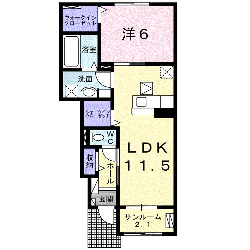 ナリッシュの間取り